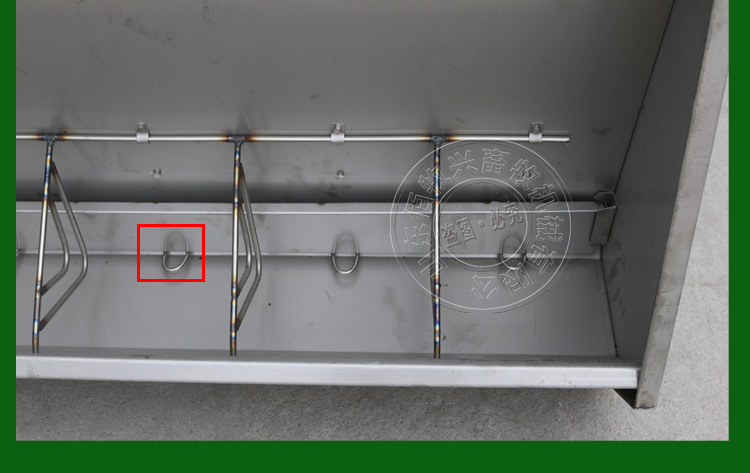 山東佰牧興不銹鋼單面育肥料槽