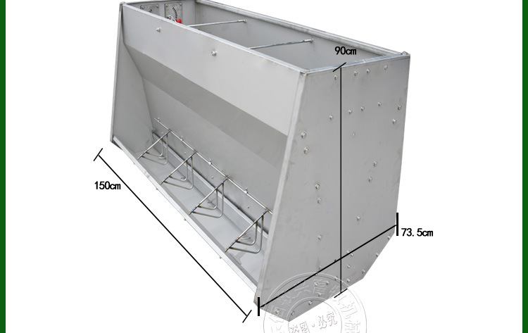 山東佰牧興不銹鋼雙面育肥料槽