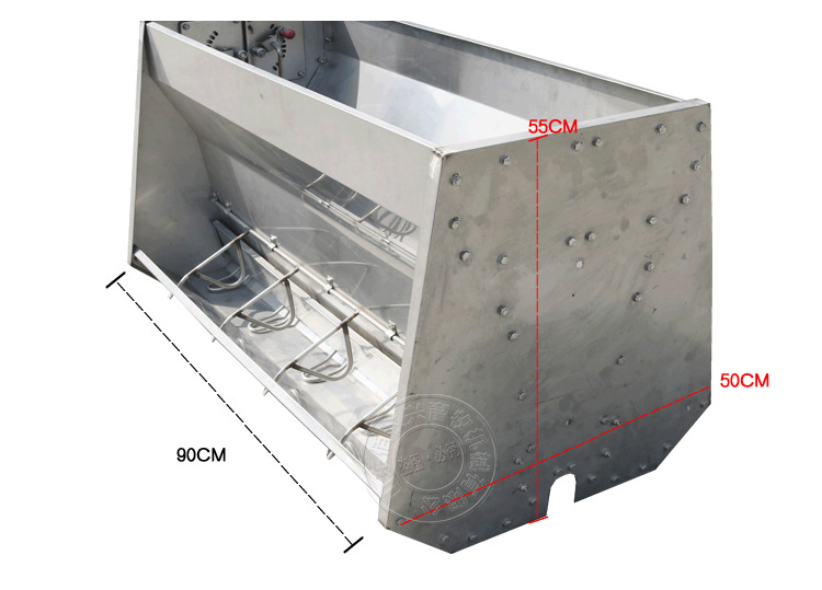 豬用料槽,佰牧興豬用不銹鋼料槽